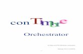 Orchestrator Manual english - conTimbre · The conTimbre orchestrator is an interface to arrange complex orchestration and produce reliable audio simulations of the contemporary orchestra.
