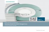MAGNETOM Espree · With MAGNETOM. With more than 1,300 installations worldwide, MAGNETOM® Espree is, quite simply, the most successful Open Bore MRI on the market today. You’ll