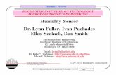 Humidity Sensor Dr. Lynn Fuller, Ivan Puchades Ellen ...diyhpl.us/~nmz787/mems/unorganized/Humidity_Sensor.pdf · 2. Using the Excel spreadsheet for capacitor calculations design