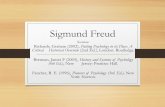 Sigmund Freud...2017/10/02  · Freud's theories are about human nature and may be seen as the first 'modern’ or biological conceptualisation of mind influenced by Darwin’s evolution