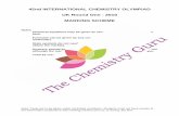 2010 MARKING SCHEME - The Chemistry Guru · the information contained in this marking scheme prior to, or during, the test. 42nd INTERNATIONAL CHEMISTRY OLYMPIAD . UK Round One -