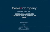 Construction Law Update The NEC4 suite of contracts are here! · Service Manager now administers contract on Client’s behalf Similar to Project Manager role under NEC3 ECC Service