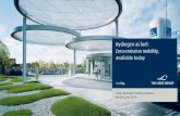 Hydrogen as fuel: Zero emission mobility, available …...In H2 mobility, two utilization profiles emerging. Back-to-base applications with potential for attractive business case already