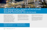 FILTRATION APPLICATIONS IN GAS (AMINE ...lp.filtrationgroup.com/rs/223-HWY-680/images/PTG Gas...amine strength, decrease gas treatment capacity, increase energy usage, and lower equipment