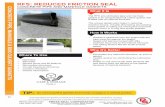 RFS: REDUCED FRICTION SEAL · RFS: REDUCED FRICTION SEAL CONCRETE PIPE AND MANHOLE GASKETS The RFS pre-lubricated pipe and manhole gasket is an encapsulated all rubber gasket that