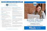 Bucks Online…your virtual campus – Spring 2019 · 2018-11-06 · Bucks Online…your virtual campus – Spring 2019 Online Credit Courses Offer Flexible Choices eLearning: Classes