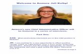! 1! Welcome to Anmore Juli Kolby! Kolby part one.pdf · ! 1!!!!! Welcome to Anmore Juli Kolby! Anmore’s new Chief Administrative Officer will be featured in a series of interviews.