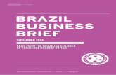 BRAZIL BUSINESS BRIEF...BRAZIL BUSINESS BRIEF Dear Members, Welcome to the September 2014 edition of the Brazil Business Brief. Once again we are very grateful to our guest writers