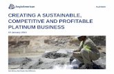 CREATING A SUSTAINABLE, COMPETITIVE AND PROFITABLE .../media/Files/A/Anglo-American-Platinum/investor...smelting capacity by 40% to 367,000 tonnes per annum and delaying R50m capex