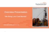 December 2016 Overview Presentation...LinkWell™ heaters in a SAGD well pair for the first 6 - 9 months improve lifetime performance: Faster first oil due to accelerated initial heating