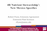 4R Nutrient Stewardship New Mexico Specifics R Program.pdf · † An Educatiucational Program Initiated by the Internationalonal Plant Nutrition Institute (IPNI) 4R Nutrient Stewardship