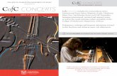 C fC concerts International Piano Series, Magnetic …music.cofc.edu/concerts/CofCconcerts-2018-19.pdfMUSIC.COFC.EDU/CONCERTS • 843.953.6575 2018–19 season college of charleston
