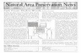 Natural Area Preservation News...Land Acquisition Millage. The funding for a “Natural Area Preservation Coordinator” was included in the portion of the millage dedicated to “Care