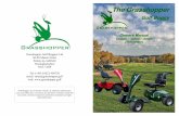 The Grasshopper · disassembling the buggy and turning it onto its side. Page 3 INTRODUCTION Thank you for choosing a Grasshopper Golf Buggy, a product designed and engineered by