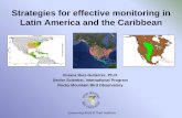 Strategies for effective monitoring in Latin America and ...api.ning.com/files/bco3t9J7*tRJ*WPYNFnnbeRT53thEzoml2y0okmMxVGcqMLGmWaZm3...(MoSI: 02-15) Population trends . Distribution