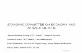 STANDING COMMITTEE ON ECONOMY AND INFRASTRUCTURE · 2016-02-09 · •Issue with train detection of VLine DMU train types at certain types of signalling equipment used on some Metro