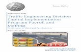 Performance Audit Traffic Engineering Division Capital ...Traffic Engineering Division Capital Implementation Program Payroll and Staffing 15-103 Department of Municipal Development