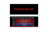 Oracle Developer Day Agendapeople.cs.ksu.edu/~hankley/d764/Oracle/Slides/J2EE Track/keynote.pdf · 1 Page 1 Oracle Developer Day Agenda SOA & The Agile EnterpriseSOA & The Agile Enterprise