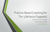 Practice-Based Coaching for Tier 3 Behavior Supportswh1.oet.udel.edu/pbs/wp-content/uploads/2018/11/coaching-presentation-PPT-for-website.pdfExplain the cycle of Practice-based coaching\爀屲First