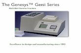 The Genesys™ Genii Series · The Genesys Genii Series connects directly to -Compact Thermal Printer, for clean concise reports -Full page printers for letter size reports. -A computer,