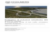 Evaluation of Autodesk InfraWorks 360 and PTV Vissimpublications.lib.chalmers.se/records/fulltext/250879/... · 2017-08-02 · Vissim can often be solved since there is a lot of detailed