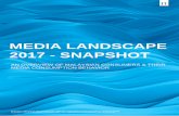 MEDIA LANDSCAPE 2017 - SNAPSHOT...latest trends or swayed by advertisements when it comes to purchasing decisions. •Tend to be older individuals aged 50 years and above 2.191 mil