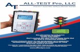AT33 EV™ Specifications ALL-TEST Pro, LLC · 100 Ω - 500 Ω ±1.5%, displayed as whole numbers 501 Ω - 999 Ω ±2.5%, displayed as whole numbers Relative Accuracy “Phase to
