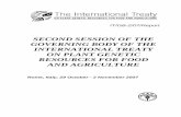 SECOND SESSION OF THE GOVERNING BODY OF THE … · CONTENTS REPORT OF THE SECOND SESSION OF THE GOVERNING BODY OF THE INTERNATIONAL TREATY ON PLANT GENETIC RESOURCES FOR FOOD AND