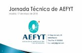 Madrid, 17 de Mayo de 2018 · Sales Orgánicas (Acetatos y Formiatos Potásicos) 11 Refrigerantes Secundarios: Aguas Glicoladas FLUIDO VENTAJAS DESVENTAJAS MonoEtilenGlicol (MEG)