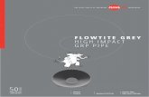 FLOWTITE GREY HIGH IMPACT GRP PIPE · 2019-09-30 · 2 3 FLOWTITE GREY HIGH IMPACT GRP PIPE MORE IMPACT RESISTANT MORE ABRASION RESISTANT MORE WATER JET RESISTANT WHY SHOULD YOU CHOOSE