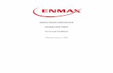 ENMAX POWER CORPORATION DISTRIBUTION TARIFF Terms …...“EPC” means ENMAX Power Corporation and includes a Person, if any, authorized to act on its behalf under the EUA. Where