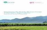 Sweetening the Deal for Biomass Energy in Viet Nam’s Sugar … · 2018-12-10 · sweetening the deal for biomass energy in viet nam’s sugar industry overview of viet nam’s sugar