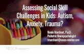 Assessing Social Skill Challenges in Kids: Autism, Anxiety ... · MUTISM? ODD? ADHD? PSYCHOSIS? ADJUSTMENT DISORDER? EATING DISORDER? PTSD? GLOBAL DEVELOPMENTAL DELAY? AUTISM? ENURESIS?