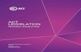 ACT Legislation—Reading Legislation legislation.pdf · ACT Legislation—Reading Legislation Version 2019-1 3 OTHER PCO GUIDES • ACT Legislation—Legislation Basics 2 This guide