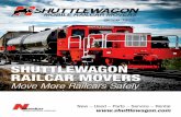 SHUTTLEWAGON RAILCAR MOVERS...A REVOLUTION IN RAILCAR MOVERS RUBBER-TIRE DRIVE No lifting on the railcars to borrow weight No double coupling required to maximize tractive effort No