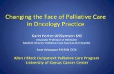 Changing the Face of Palliative Care...Changing the Face of Palliative Care in Oncology Practice Karin Porter-Williamson MD Associate Professor of Medicine Medical Director Palliative