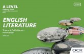 H472 ENGLISH LITERATURE · 2018-03-08 · This guide will focus on the text A Doll’s House by Henrik Ibsen listed for study as part of A Level English Literature component 01: Drama
