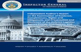 Report No. DODIG-2016-037Report No. DODIG-2016-037, Independent Auditor’s Report on the Examination of Existence, Completeness, Rights and Obligations, and Presentation and Disclosure