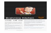 Brahmins Kitchen - Iyers Corner · Brahmins Kitchen Volume 1, Issue: 19 Page 3 of 51 Tips and Tricks Tips on Left over - Gayathri Muthukumar 1. If u have remaining potatoe masalas.
