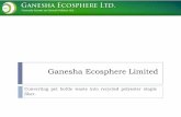 Ganesha Ecosphere Limited - uppcb.com · ganesha ecosphere ltd 4 pet bottle in bale form used as raw material. bale opener 5. process after opening of bale 6. cleaning of bottles