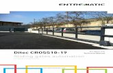 Ditec CROSS18-19 Technical Manual Sliding gates automationhp1990.com/userfiles/file/Catalogue/CROSS18-19_IP1984E EN.pdf · 5. Dimensions 30 6. Main components 30 7. Installation 31