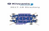 2017-18 Directory - Kiwanis · stevewhadley@sbcglobal.net Circle K Lt. Governor Clara Starkey IUPUI 317.462.0652 metrofieldsltg@indianacirclek.org Key Club Lt. Governor Elizabeth