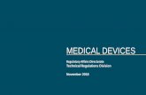 MEDICAL DEVICES · 2018-11-30 · Introduction . Medical Devices Regulation (2017/745/EU) (MDR) and In-Vitro Diagnostic Medical Devices Regulation (2017/746/EU) (IVDR): 1. In line