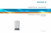 Vaisala Ceilometer CL31 User's Guidecedadocs.ceda.ac.uk/1240/1/CL31_User's_Guide_M210482EN-F.pdf · Settings for Normal Operation .....39 Factory Settings of User Programmable Parameters