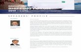 SINGAPORE SHIPPING FORUM - Moore Stephens a grounded warship. About the Speaker Rahul Kapoor is an analyst