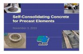 Self-Consolidating ConcreteConsolidating Concrete for Precast … · 2018-11-01 · • NCHRP Report 62PNCHRP Report 62P – Self Consolidating Concrete for Precast Bridge ElementsSelf