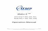 Operation Manual - Certified Cirus Control Systems...This warranty covers all defects in materials or workmanship in your Cirus Controls system under normal use, maintenance and service.