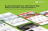 E-Commerce driven by Microsoft Dynamics...Connecting e-commerce and ERP processes in the best possible way Professional webshop software driven by Microsoft Dynamics Microsoft Dynamics
