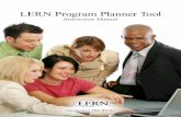Instruction Manual - LPPlpp.lerntools.com/docs/LPPManual_v3.pdfInstruction Manual – 2 – LERN Program Planner Tool (LPP) Introduction LERN’s Program Planner Tool, a web-based