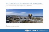 BEST PRACTICES IN ENVIRONMENTAL ASSESSMENTok-cear.sites.olt.ubc.ca/files/2018/01/Best-Practices-in...Best Practices in Environmental Assessment: Case Studies and Application to Mining